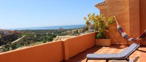 Amazin sea views in a large terrace