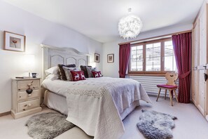 Master bedroom with double bed