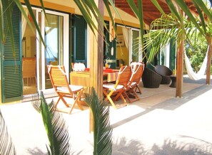 The villa is designed for indoor-outdoor living