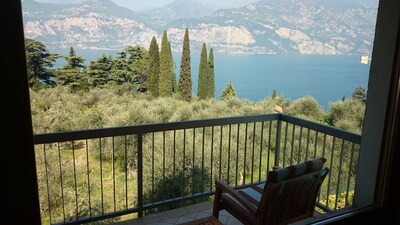 Zweizimmerwohnung mit herrlichem Blick auf den Gardasee