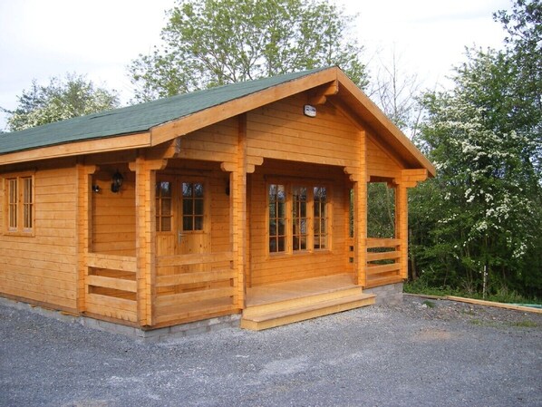 Exterior View of Log Cabin