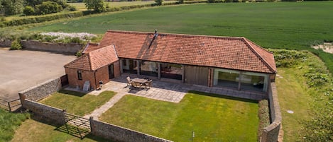 Birdseye view Bayses Barn