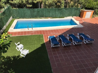 Blanes Costa Brava, Villa with garden and private pool and near the beach