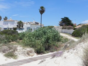 La casa desde la playa