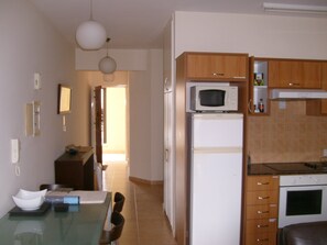 view from lounge to front door