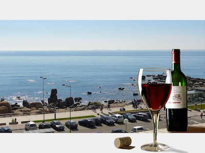 Affordable Luxury Beach Apartment with superb sea view 10 minutes from Porto