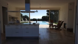 kitchen with a view