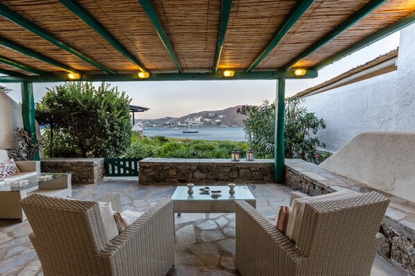 sea view and chilling area from the house 