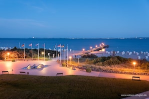 Vista para a praia ou o mar