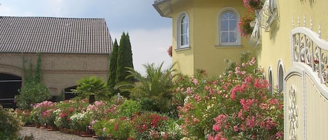 Blick auf den Oleanderhof