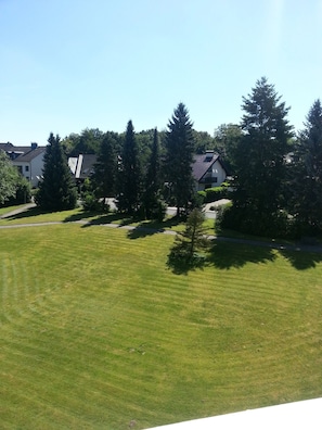 Blick vom Balkon