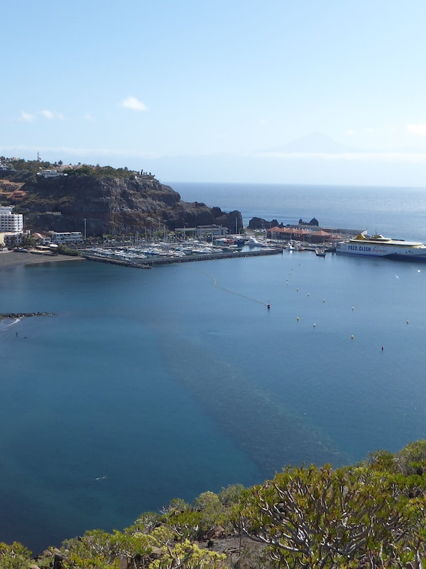 view toward the beach promenade of San Sebastian