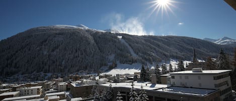 Balcony view on Jakobshorn