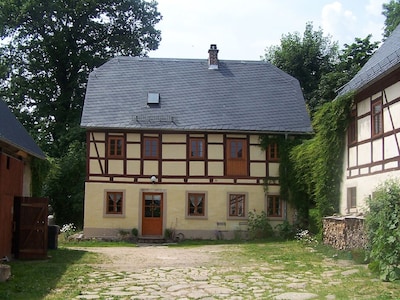 family-friendly holiday in the half-timbered house in the countryside