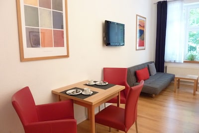 Lessing apartment central and quiet in Düsseldorf for 1 to 3 people