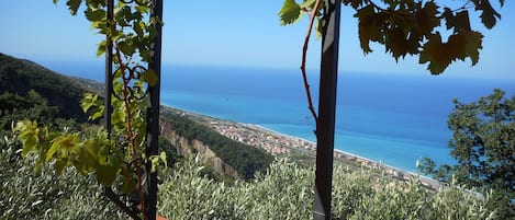 Blick von der Terrasse Regastili