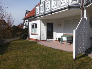 Terrasse zum Süden ausgerichtet.