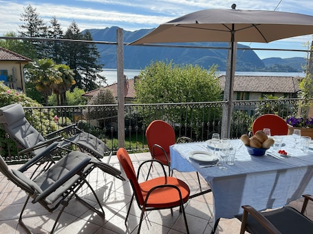 Das Sonnendeck der Wohnung