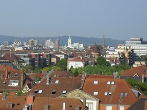 Blick über Karlsruhe