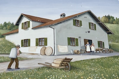 Exceptional holiday in a former cheese dairy in the foothills of the Alps / Allgäu