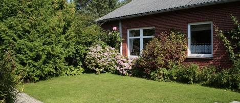 Aussenansicht Ferienwohnung Amy - Wohnzimmer u. Küche