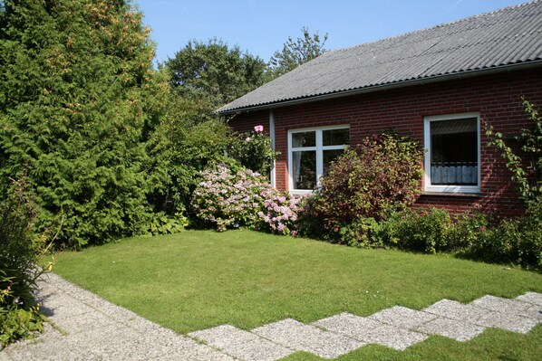 Aussenansicht Ferienwohnung Amy - Wohnzimmer u. Küche