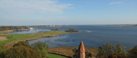 Vista para a praia ou o mar