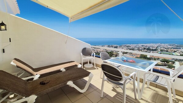 Terrasse Mandarinos de Capistrano, purer Panoramablick, 3 Autominuten zum Strand