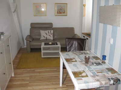 modern eingerichtetes Appartement mit sep. Schlafzimmer