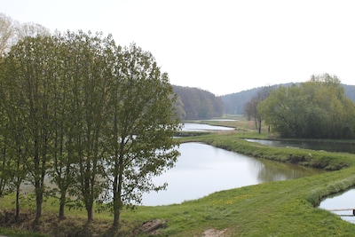 Unvergleichlicher Blick auf den herrlichen Teil im Aischgrund. Mittelfranken PUR