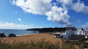 plage devant l'appartement