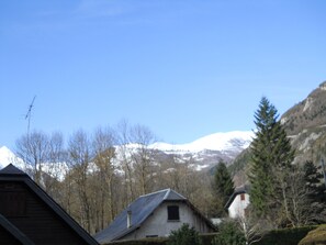 Blick von der Unterkunft