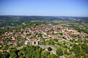 Domme - seen from the air