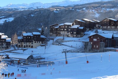 Skilift Lonzagne, Peisey-Nancroix, Savoie (Département), Frankreich