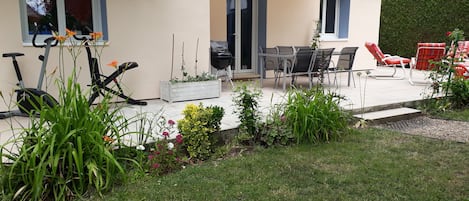 rez de chaussée sur jardin