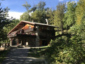 LE GRAND CHALET vue depuis le chemin d'accès