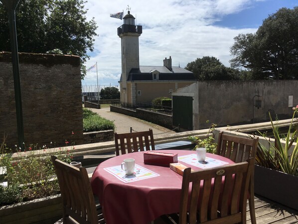 Vue de la terrasse 