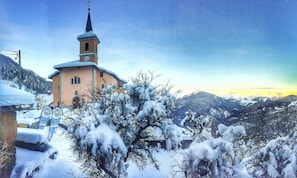 Vue de la chambre R+1 donnant sur le jardin ou de son balcon