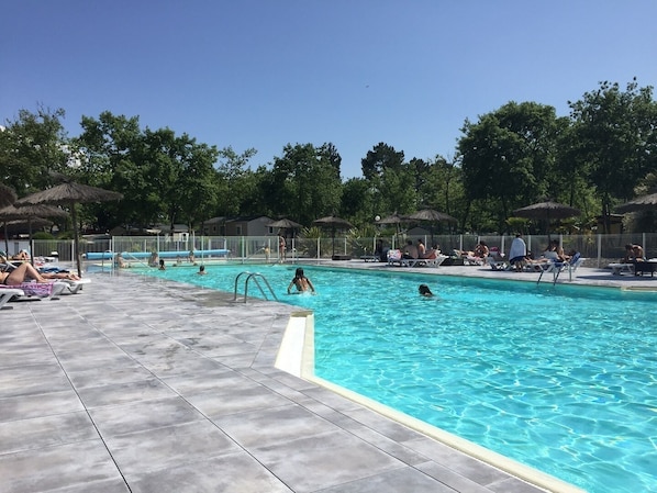 Les piscines du camping des Goelands