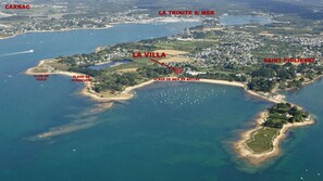 Localisation : Entre la Baie de Quiberon et le Golfe du Morbihan (Sud Bretagne)