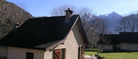 Vue vers Gourette en automne