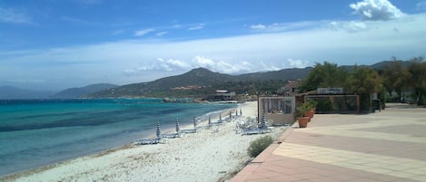 ile Rousse, plage  à 800m de l'appartement