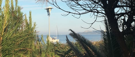 Vue de la terrasse du haut