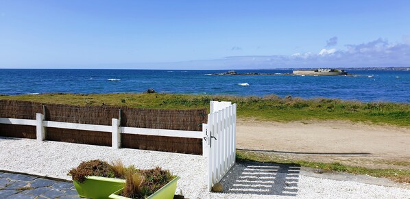 Vue sur l'océan Atlantique devant la maison.