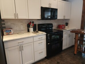 Freshly remodeled kitchen