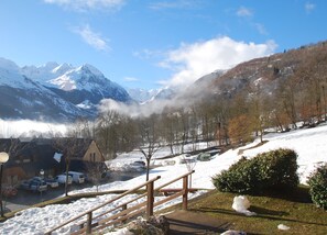 Blick von der Unterkunft