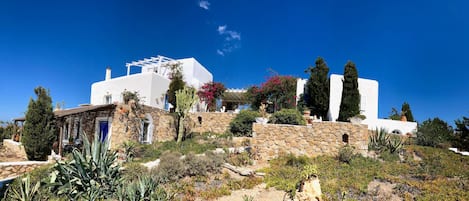 The house from below. Left House 1, right House 2. 