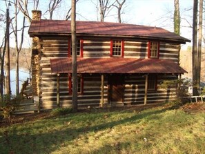 This may look like a simple log cabin but do not be fooled!  Fully renovated!