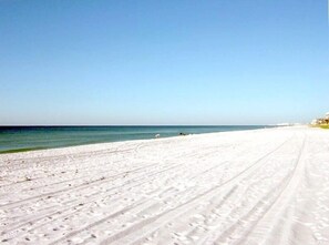 Beautiful White Sand at the Beach