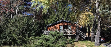 Chalet vue d'ensemble été